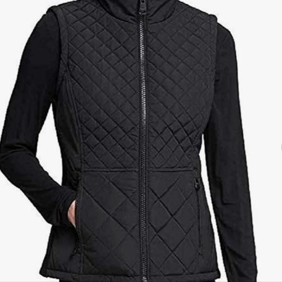 Andrew Marc Women front zipper Quilted insulated Vest Jacket Size M - Picture 2 of 13
